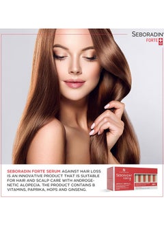 Seboradin Forte ampoules for the treatment of chronic hair loss and hair loss  - Image 2