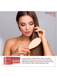 Seboradin Forte ampoules for the treatment of chronic hair loss and hair loss  - Image 3
