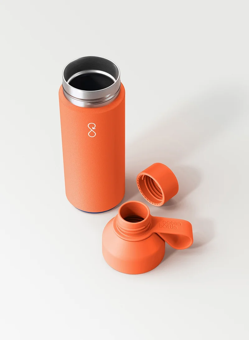 Ocean Bottle Eco-Friendly Stainless Steel Reusable Water Bottle Leakproof BPA Free Dishwasher Safe Double Wall Vacuum Insulated Thermos Flask - Sun 500ml