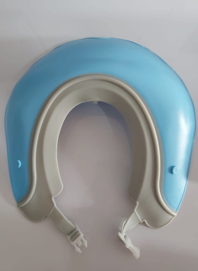 Rexez Adjustable Safe Soft Bathing Baby Shower Cap Wash Hair for Children Baby Eye Ear Protector (multi Color) - Image 5