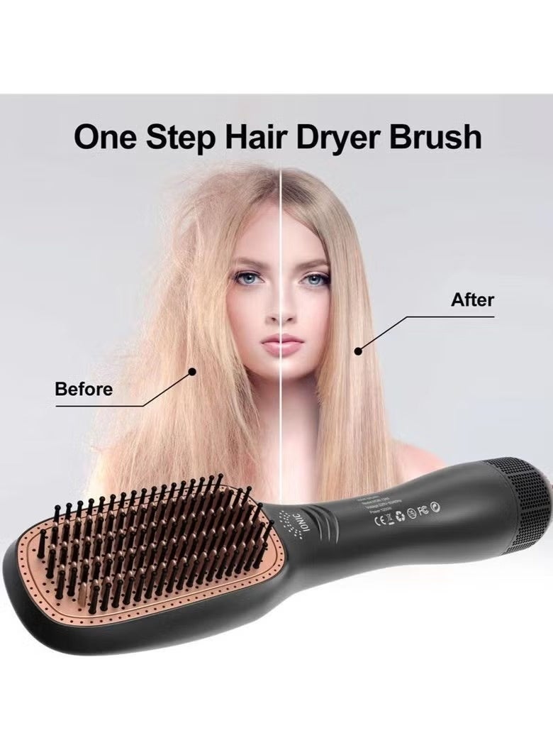 Ceramic Dryer And Styler 2 In 1 Black/Beige - Image 2