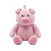 Pet Lou 15 Inch Pig Plush Dog Chew Toy with Squeakers Crinkle Paper SuperSoft Durable Plush Interactive Stuffed Dog Toy for Indoor Outdoor Play Pink - Image 3