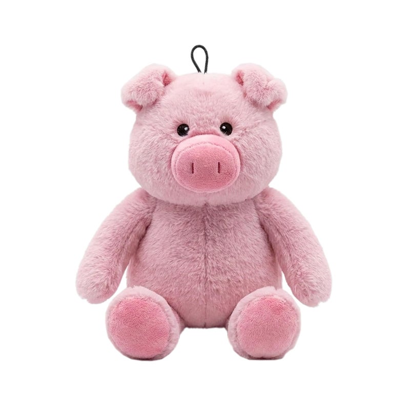 Pet Lou 15 Inch Pig Plush Dog Chew Toy with Squeakers Crinkle Paper SuperSoft Durable Plush Interactive Stuffed Dog Toy for Indoor Outdoor Play Pink - Image 2