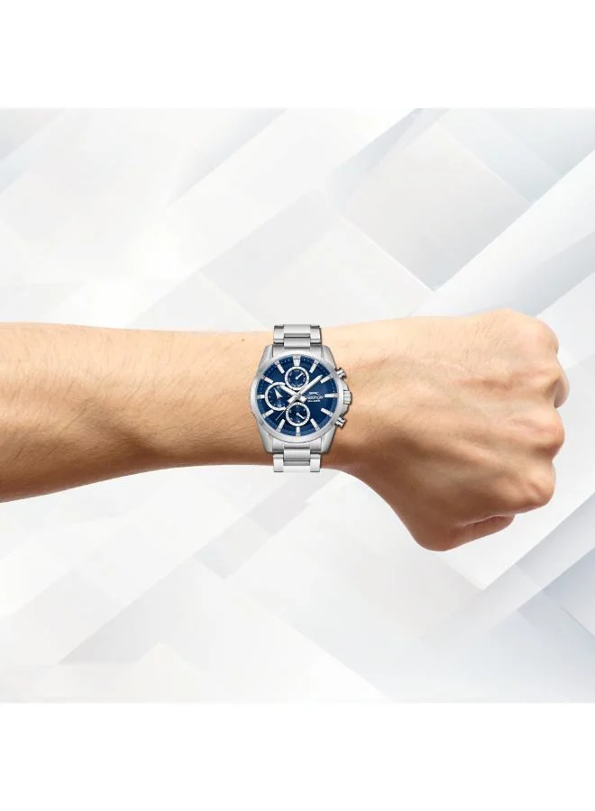 Slazenger Dark Blue Men's Metal Multifunction Watch SL.9.2522.2.07 - 42 mm for Men | Best Price UAE