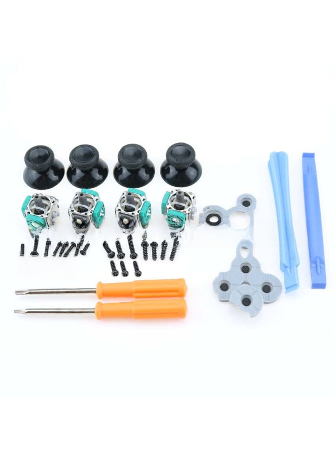 Generic XBOX ONE Handle 3D Rocker Joystick Remote Sensing Mushroom Head Cap T6 T8 Xboxone Screwdriver-Product Color:XBOX360 Mushroom Head (4)  - Image 2