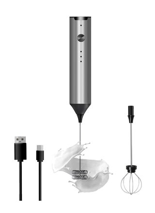 Electric Milk Frother USB-C Rechargeable Handheld Blender Coffee Frother, 3 Speed ​​Adjustable Mini Milk Frother Beverage Blender with 2 Blending Heads for Matcha Coffee Cappuccino - pzsku/Z9C48E5C3BC022D4E7BE1Z/45/1747797747/8038c73d-4283-4ea0-9d91-24971f3e7bbe