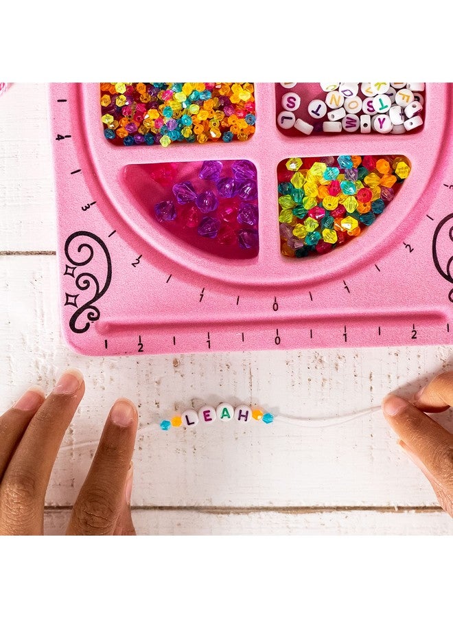 Just My Style Just My Style My Very Own Jewelry Studio, Personalized Bracelet Making Kit With 1700+ Beads, Bead Kit Great for On-The-Go, Travel DIY Custom Accessories for Ages 6, 7, 8, 9 - Image 5