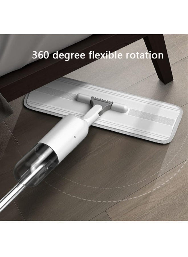 rayze 360° rotating 2-in-1 spray mop, wet and dry rotating flat mop with spray nozzle, microfiber spray mop, hardwood hands-free cleaning tool, tile floor (with 3 cloths, 38CM wide) - Image 3