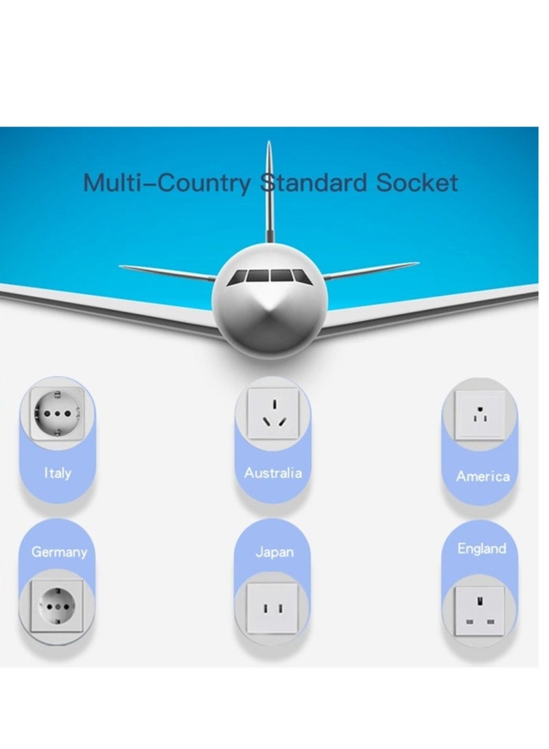 Yesido MC-09 Multi-function Universal Travel Adapter Plug (Black) - Image 3