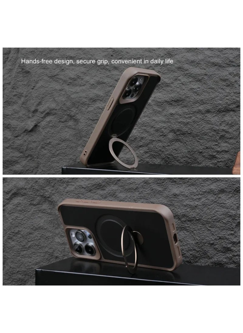 KyraTech iPhone Case with Holder, Shockproof Protective Case, Wireless Charging Compatible  - Image 4