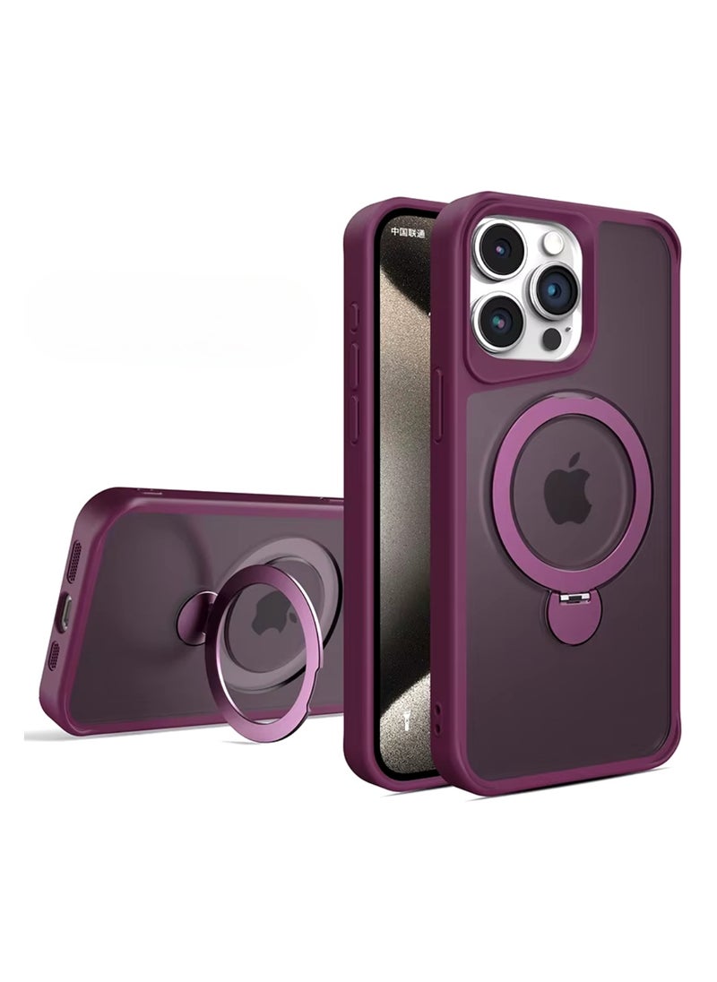 KyraTech iPhone Case with Holder, Shockproof Protective Case, Wireless Charging Compatible  - Image 1