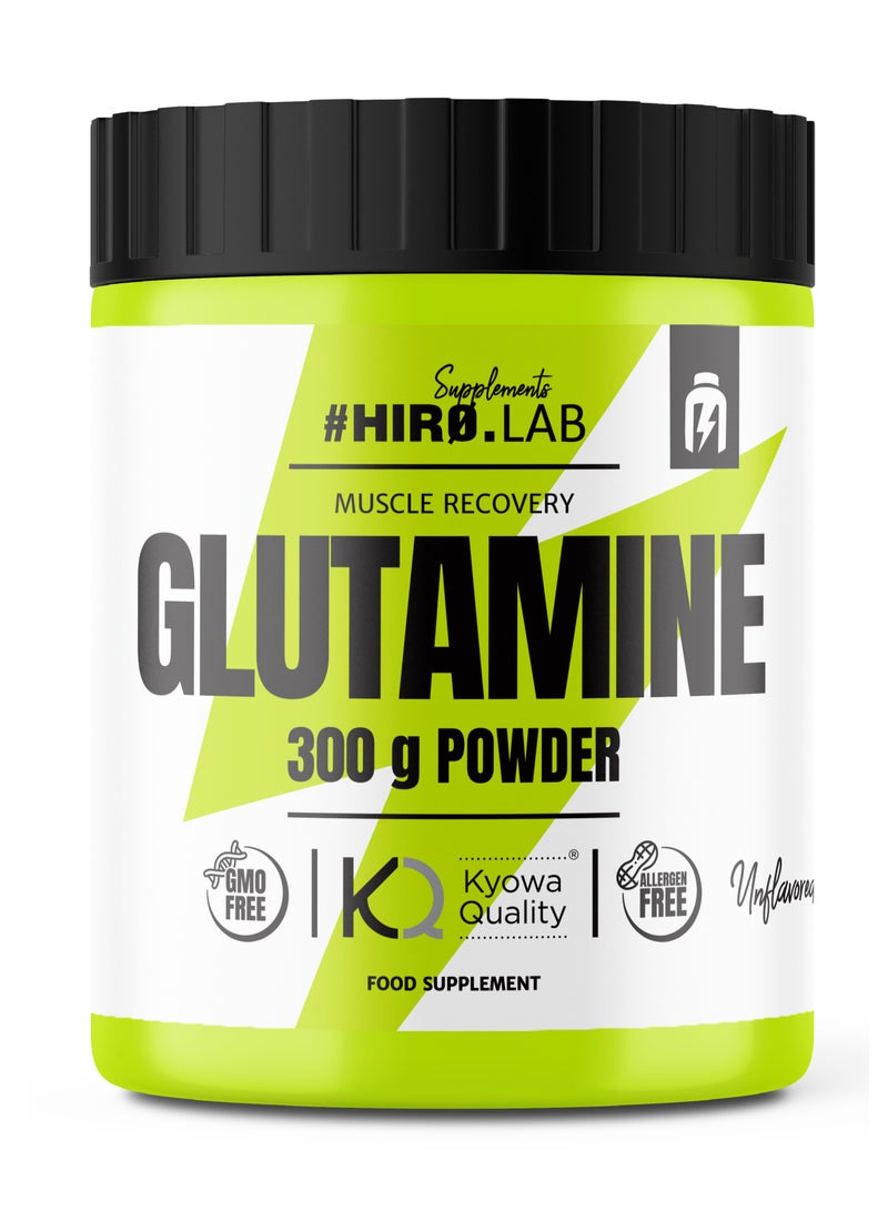 Hiro.Lab Glutamine – 300g Kyowa Quality Unflavoured - Image 1