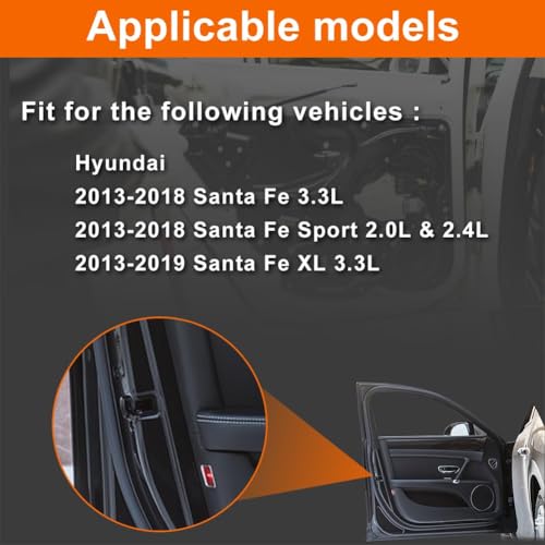 VEELECP Door Lock Actuator Compatible with Santa Fe 2013 2014 2015 2016 2017 2018 Santa Fe Sport Front Left Driver Side - Image 4