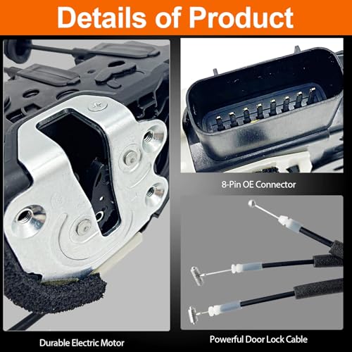 VEELECP Door Lock Actuator Compatible with Santa Fe 2013 2014 2015 2016 2017 2018 Santa Fe Sport Front Left Driver Side - Image 3