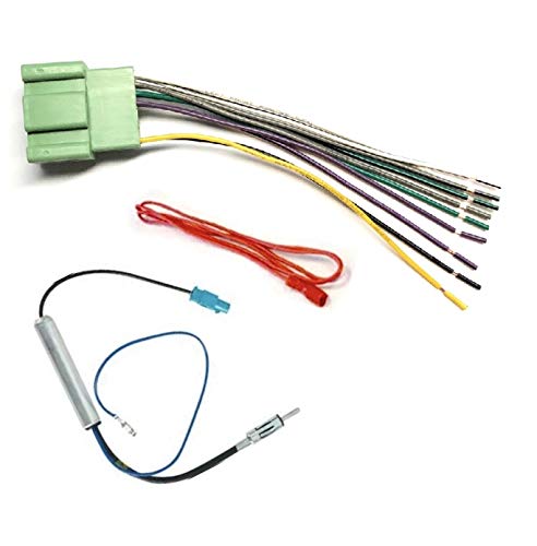 ASC Car Stereo Wire Harness and AM/FM Radio Antenna Adapter Made for Chevrolet: 2014-2018 Silverado 1500, 2015-2019 Silverado 2500/3500, 2015-2017 Tahoe -No Bose/Amp Vehicles -No 7" Screen Vehicles - Image 3