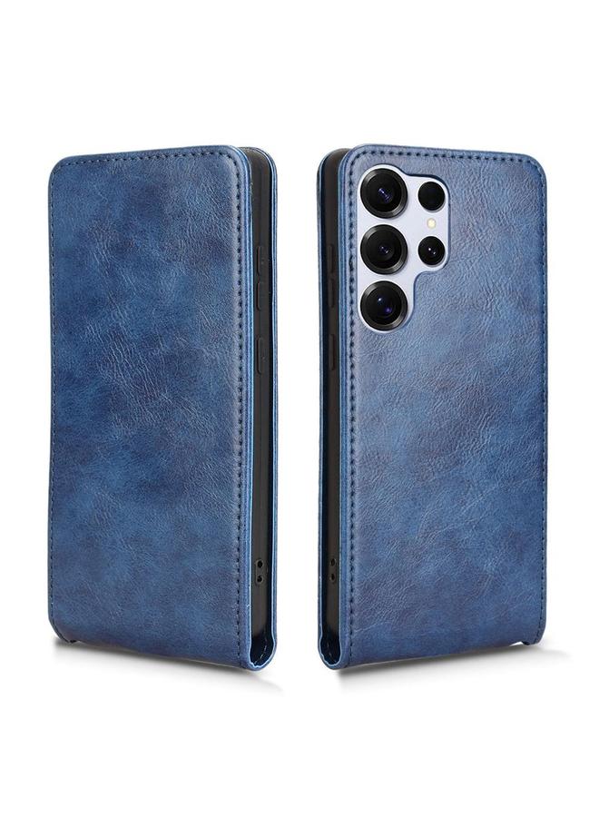 S-TOP Case For Samsung Galaxy S25 Ultra 5G Magnetic Vertical Flip Leather Phone Case - Image 2