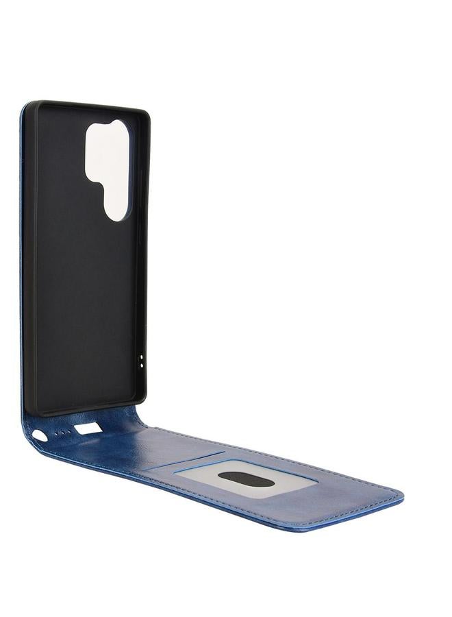 S-TOP Case For Samsung Galaxy S25 Ultra 5G Magnetic Vertical Flip Leather Phone Case - Image 3