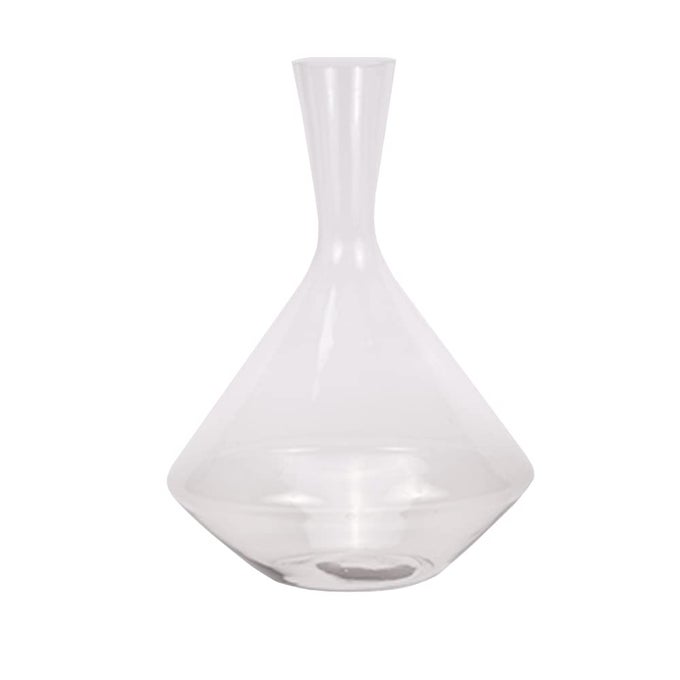 HOTEL COLLECTION WINE DECANTER SMALL DECANTER FOR AERATING WINE MADE FROM CRYSTAL CLEAR GLASS FOCUS SCENT VAPORS AND REMOVE SEDIMENT WITH THIS LUXURIOUS PIECE OF BARWARE