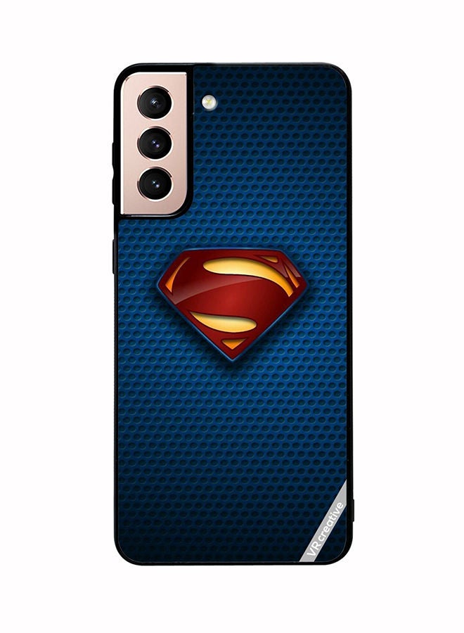 VR CREATIVE Protective Case Cover For Samsung Galaxy S21 5G Superman Design Multicolour - Image 1