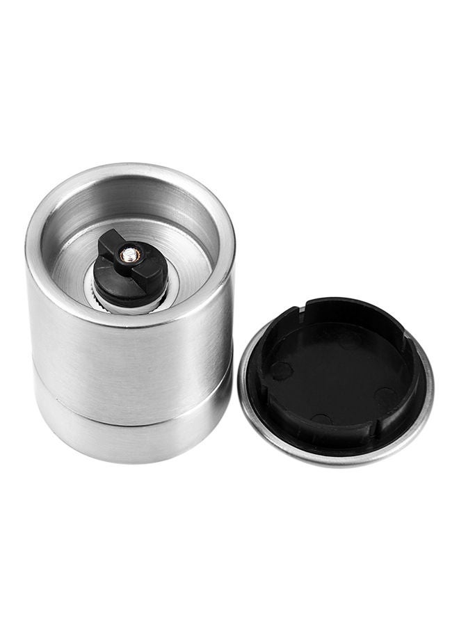 NIBEMINENT Manual Salt Pepper Grinder Silver/Clear 11 x 5cm - Image 3