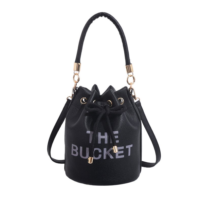 Fashion Bag Women'S New Bucket Bag Single Shoulder Crossbody Bag Female Bag Portable Retro Women'S Bag