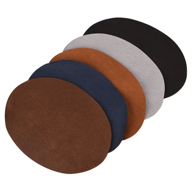 1Pack Oval Shape PU Leather Patch Repair Sewing Elbow Knee Patches Clothing Accessories - Image 4