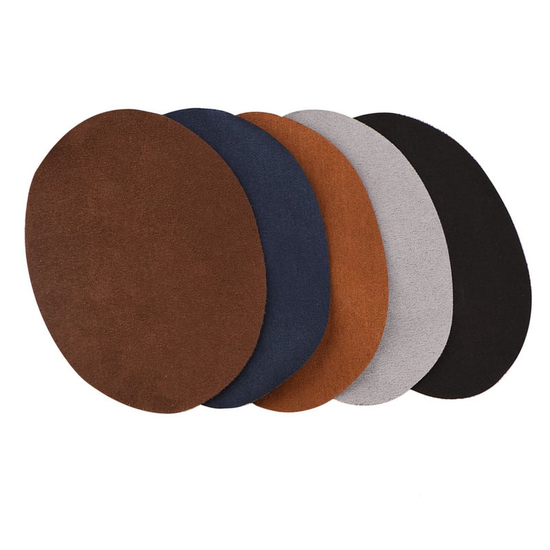 1Pack Oval Shape PU Leather Patch Repair Sewing Elbow Knee Patches Clothing Accessories - Image 3