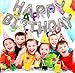 KALOR Silver Happy Birthday Balloons Banner 16 Inch Mylar Foil Letters Balloon Sign for Birthday Party Decorations Photo Booth Backdrop - Image 2