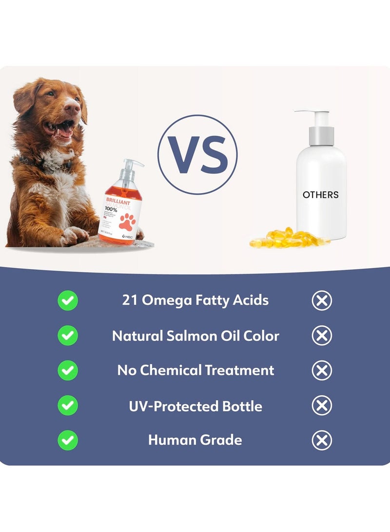 Brilliant زيت السلمون الرائع للكلاب والقطط - Image 4