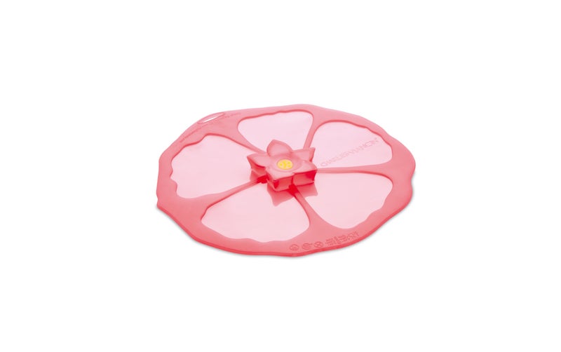 Charles Viancin Hibiscus Silicone Lid for Food Storage and Cooking 615cm Airtight Seal on Any Smooth Rim Surface BPAFree Oven Microwave Freezer Stovetop and Dishwasher Safe