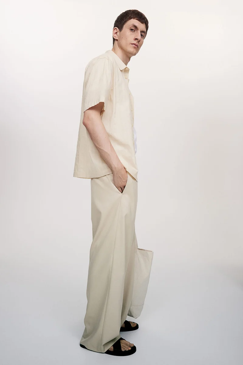 H&M Regular Fit Textured Shirt