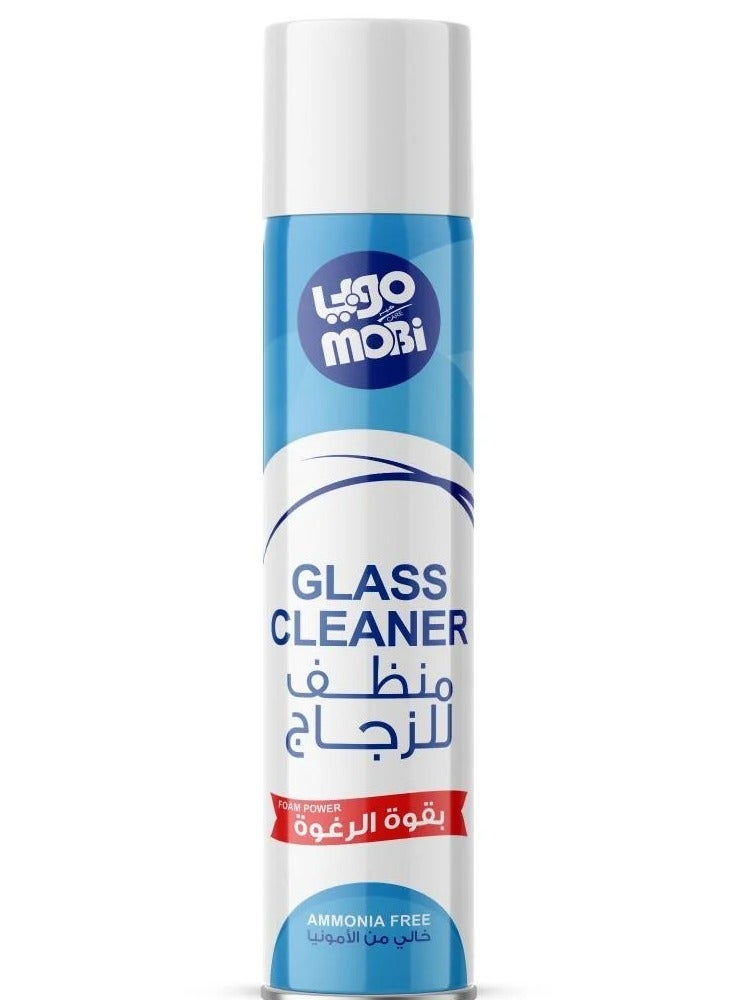 موبي منظف للزجاج بقوة الرغوة، خالي من الأمونيا، 400مل - Image 1