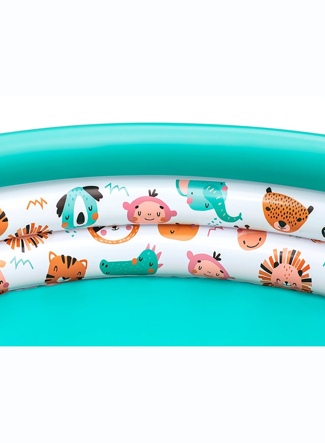 Bestway, Φ48" x H10"/Φ1. x H25cm Safari Pals Kiddie Pool Inflatable Outdoor Water Play Toy for Kids and Families, Durable Premium Quality Material, Easy Inflate and Deflate Design, Pool Beach Garden Summer Fun Activity, 22m - Image 5
