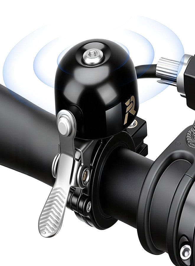 YBLNTEK Bike Bell Classic Bike Bells for Adults Kids, 120d Loud Bicycle Bell for Handlebars, Beach Cruiser Mountain Bike Bell Accessories, Fits 22.2-28.0mm Handlebars - Image 1