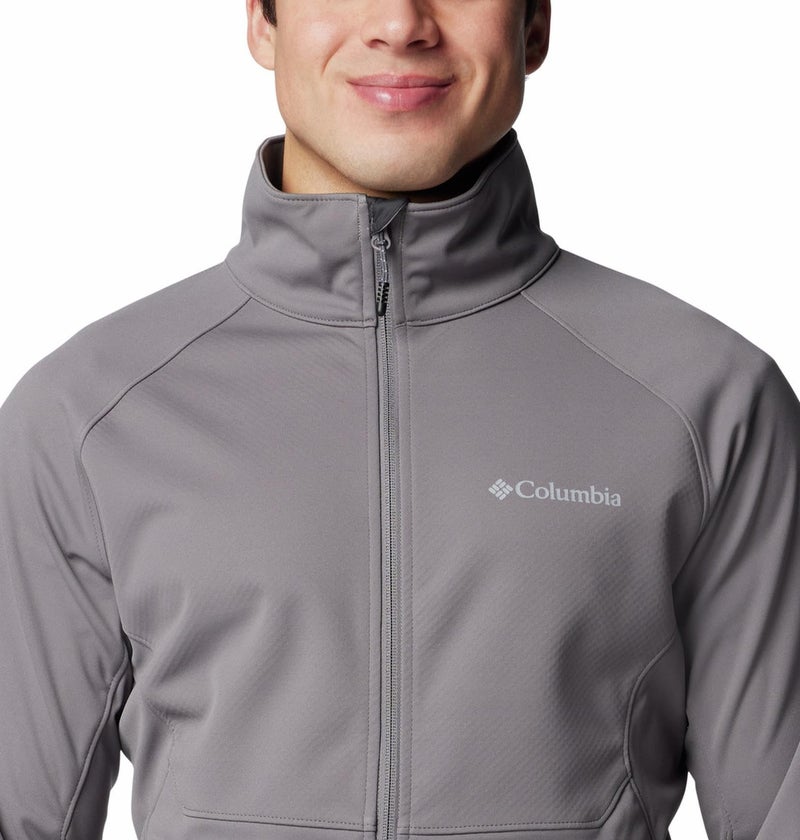 Columbia Men Grey Omni Heat Inifnity Canyon Meadows II Softshell Wind and Water Resistant Jacket, M - Image 3