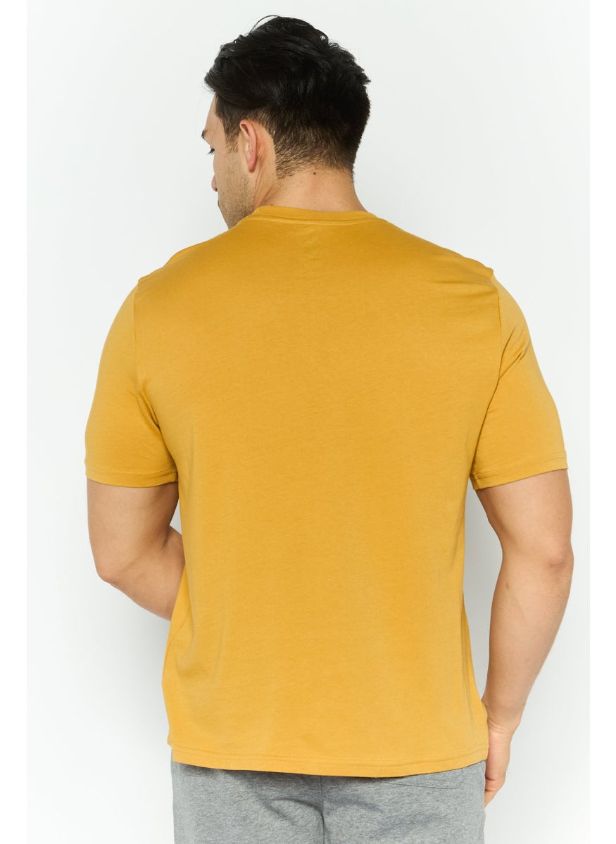 Men Sportswear Fit Short Sleeve Outdoor T Shirt, Gold - pzsku/Z9C4A2FA12EF096356BD5Z/45/_/1737642034/26403416-29e2-4ee9-9c95-cb772c4b3332