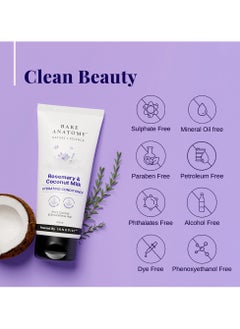 بار_اناتومي بلسم مرطب من بير أناتومي نيتشر إكس ساينس، بخلاصة إكليل الجبل وحليب جوز الهند | بلسم طبيعي للشعر الجاف والباهت والمجعد | خالٍ من كبريتات لوريل الصوديوم والبارابين | للنساء والرجال | 150 مل  - Image 5