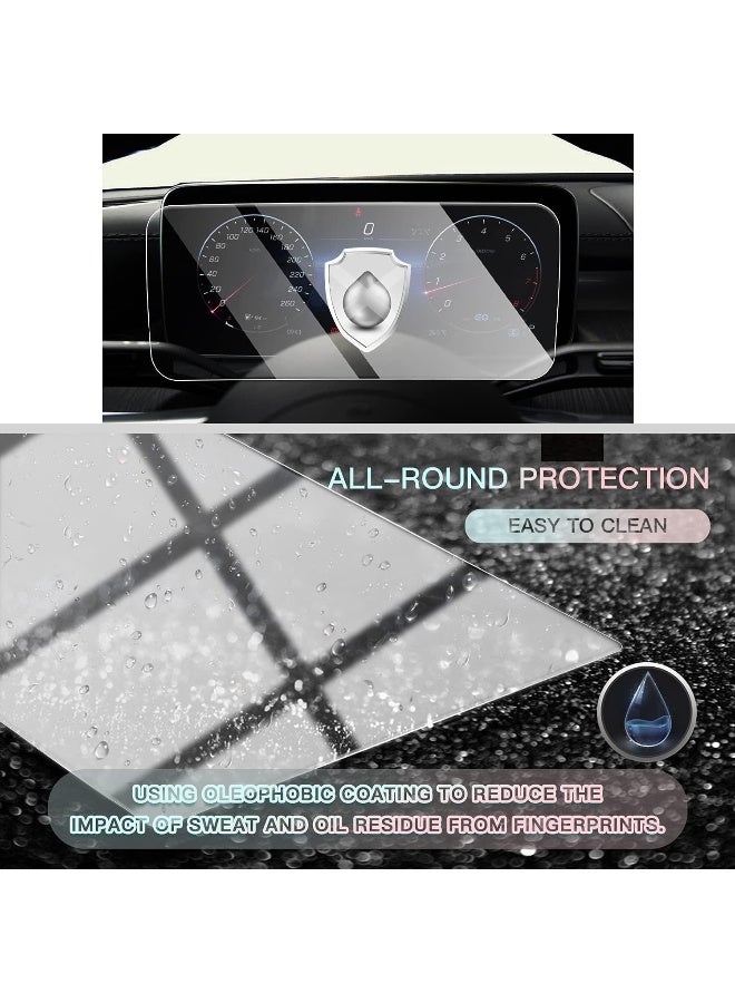 Ecosystem HD 9H Glass Screen Protector for Mercedes-11.9" Touchscreen 12.3" InstrumentC-Class W206 2021-2026, GLC 300 2022-2026, C300/2023-2026 CLE 300 (Instrument Panel 12.3 inch(1psc) - Image 5