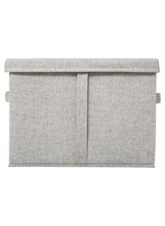 Five Simply Smart Orga Polypropylene and Polyester Foldable Storage Box with Lid Light Grey 181252  - Image 2