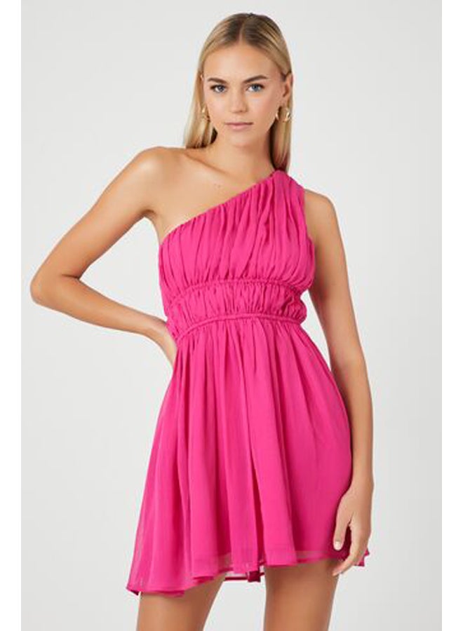 FOREVER 21 One-Shoulder Mini Dress - Image 1