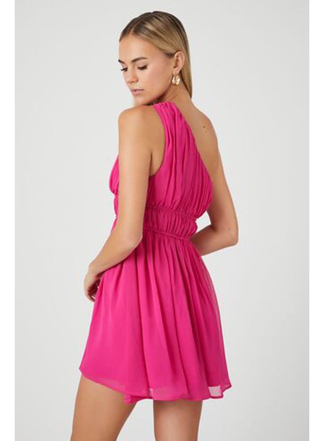 FOREVER 21 One-Shoulder Mini Dress - Image 3