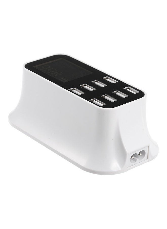 NIBEMINENT 8-Port LED USB Charging Hub White  - Image 4