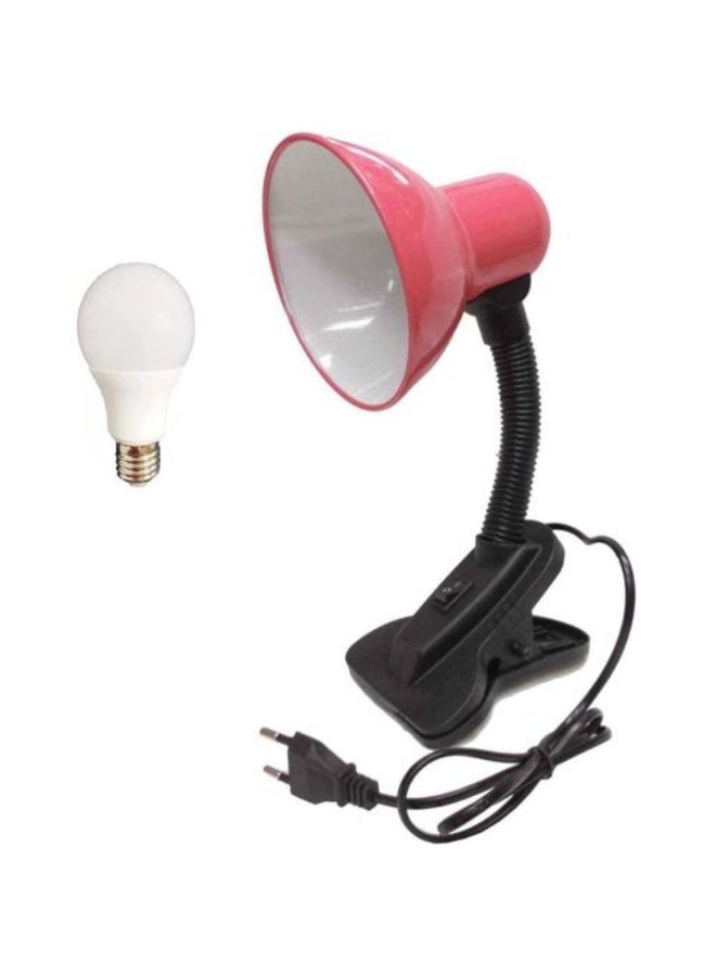 أباجورة مكتب بمشبك تثبيت وذراع مرن + هدية لمبة LED 9 وات - متعدد الألوان - Image 4