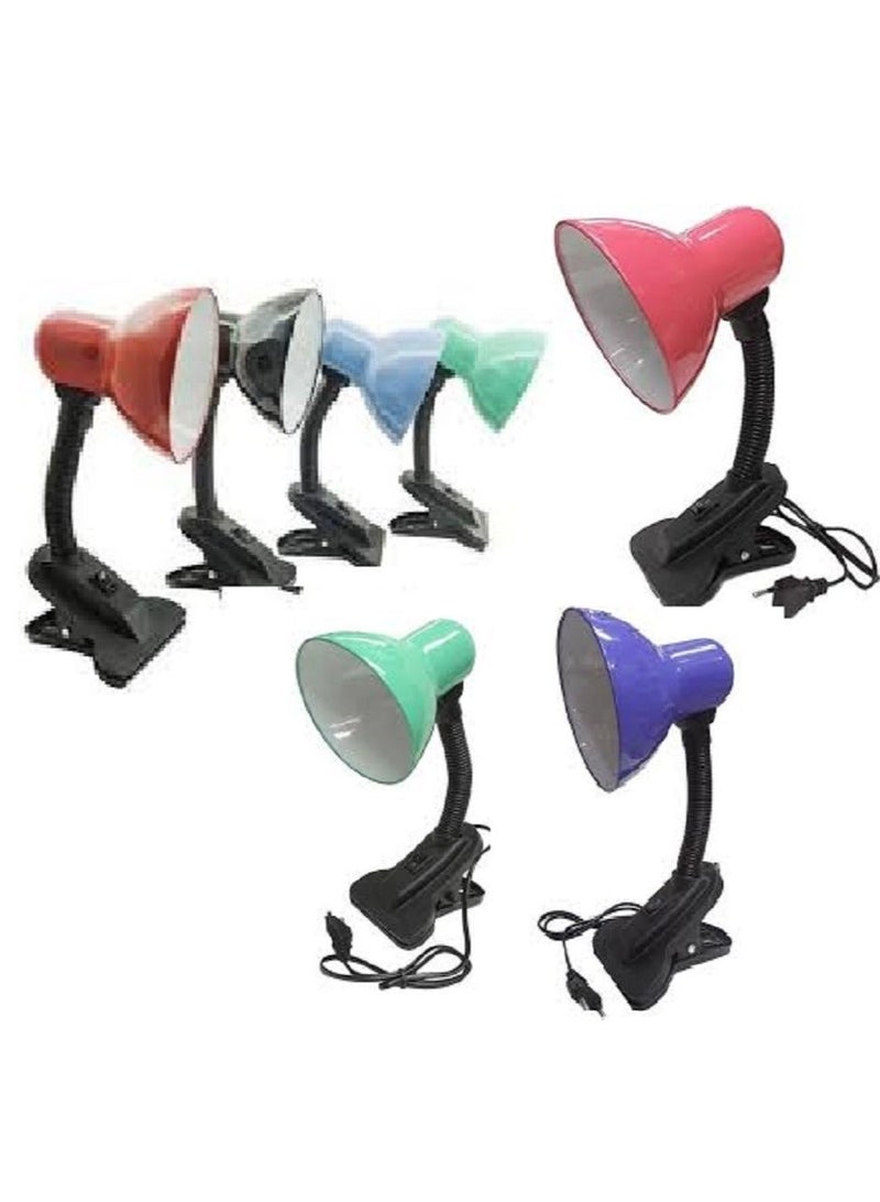 أباجورة مكتب بمشبك تثبيت وذراع مرن + هدية لمبة LED 9 وات - متعدد الألوان - Image 3