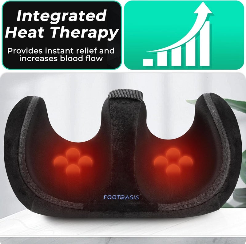 ReAthlete FOOTOASIS Foot Massager Machine with Heat Foot and Calf Massager Remote Control Ultimate Feet Massager for Pain Relief and Circulation Boost Deep Tissue Massager - Image 3