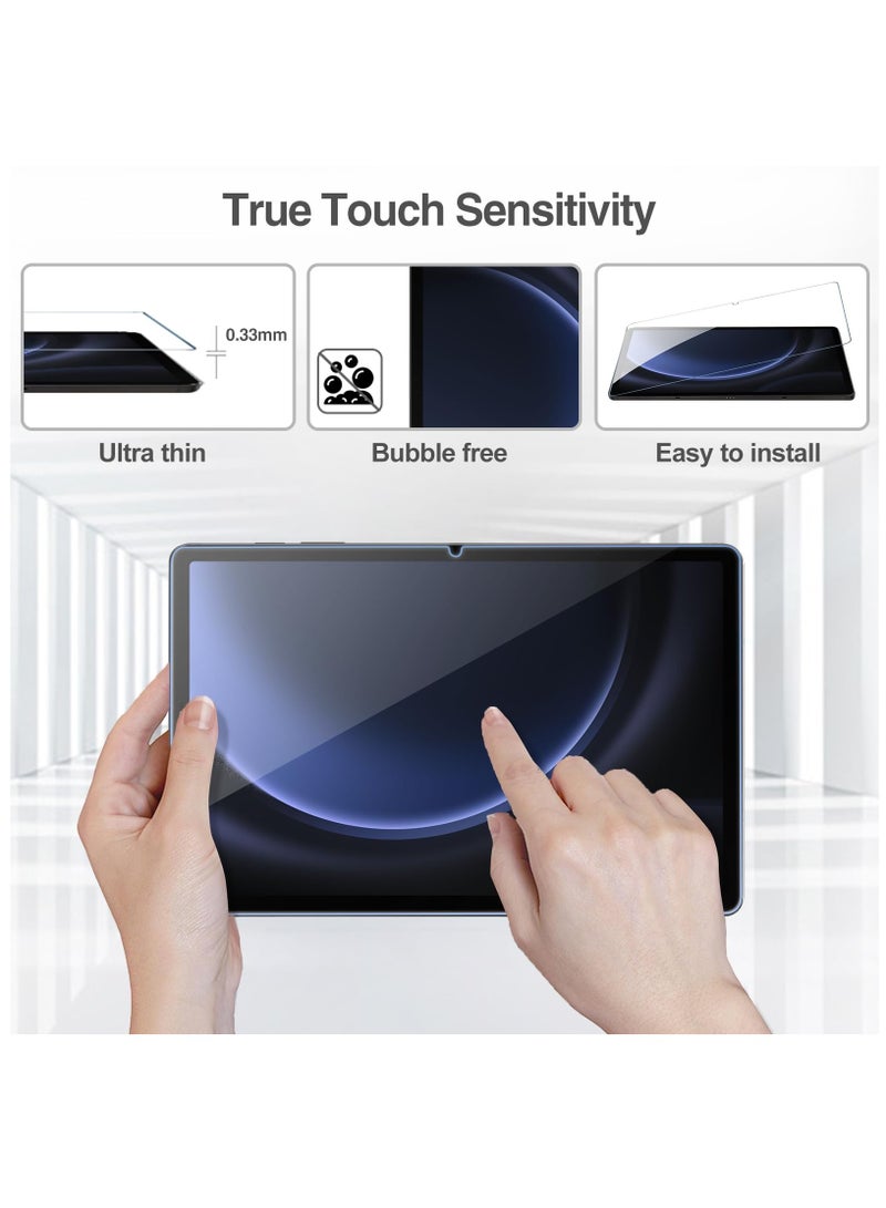 Procases 2 Pack Screen Protector For Galaxy Tab S9 Fe 10.9 Inch S9 2023 Tab S8 2022 Tab S7 2020 11 Inch 9H Hardness Tempered Glass Screen Film Guard For Galaxy Tablet Sm X510 X710 X700 T870 - Image 5