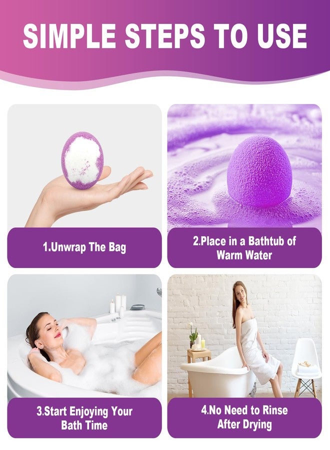 MURAN SHOWER Bath Bombs for Women Gift Set 12 Pack Natural Relaxing Bath Bombs for Her，Aromatherapy Bubble Bath & Fizzy, Handmade Birthday Easter Basket Gifts for her Gifts idea for Wife/Teens, Girlfriend,Kids - Image 5