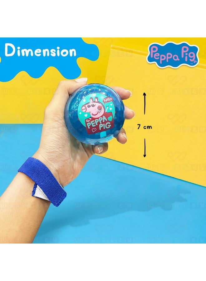 Wembley Peppa Pig Yo Yo Ball for Boys Girls Kids Activity Toy with Adjustable Wrist Band LED Light Playset Bounce Ball Return Gift/Birthday Gift - Random Colors - Image 4