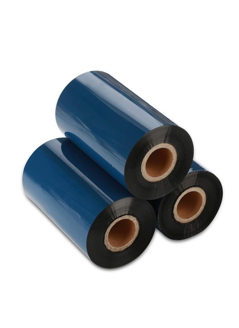 Terabyte Thermal Transfer Ribbon -1ROLL 4.33" x 984'/110mm x 300m Black Wax Resin Ribbons 1" Core Ink Out  - Image 3