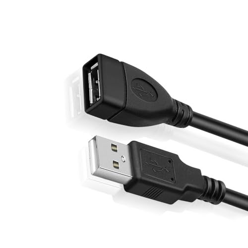 7-Seven 7SEVEN® USB Cable 2.0 5 meter Extension Male-A to Female-A Suitable to Extend Mouse Printer Scanner Keyboard DVR NVR External HDD Device to Operate Conveniently - Image 1